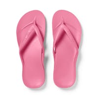 Archies Arch Support Flip Flops in Hot PInk