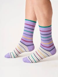 Thought Colour Block Strips Bamboo Socks UK 4-7