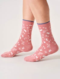 Thought Woodland Floral Bamboo Socks UK 4-7