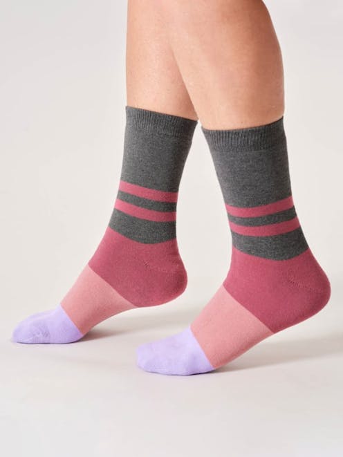 Thought Colour Block Walker Socks UK 4-7