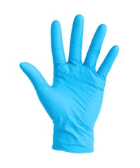 DLT Podiatry Blue Powder Free Nitrile Gloves