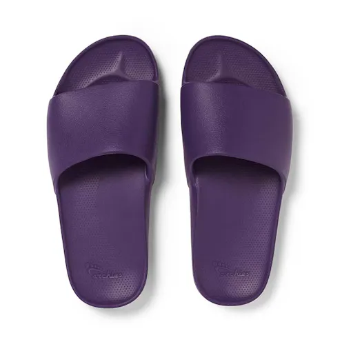 Archies Arch Support Slides in Acai Purple