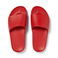 Archies Arch Support Slides in Chilli Red