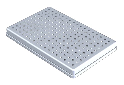 Aluminium Perforated Instrument Trays Full Size