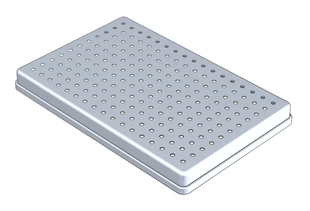 Aluminium Perforated Instrument Trays - Full