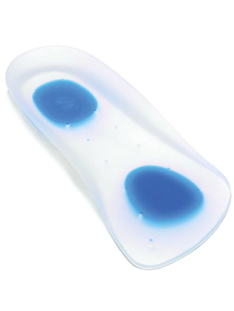 2_3 Length Silicone Gel Insole. Orthotic with arch support