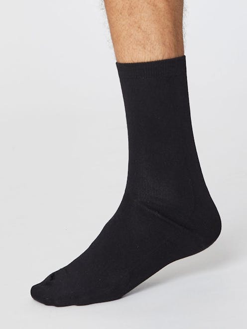 Thought Mens Jimmy socks Black